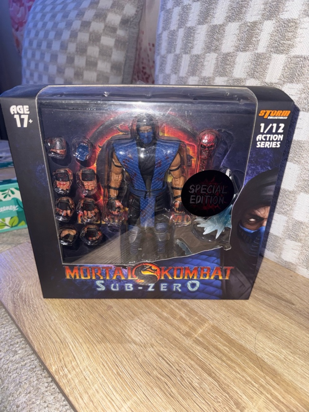 Mortal Kombat Sub-Zero Special Edition Action Figure - Blue/Black